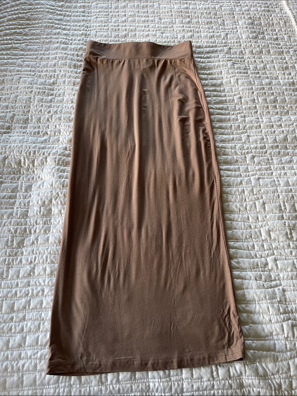Brown Long Straight Women's Skirt